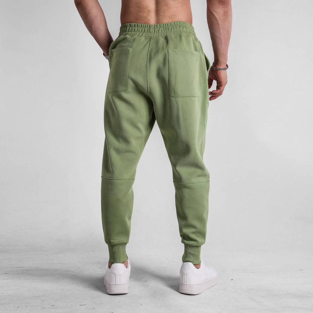 Mens Workout Training 70% cotton 30% polyester Pants A-391 print logo 40