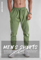 Mens Workout Training 70% cotton 30% polyester Pants A-391 print logo 12