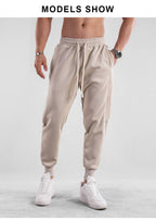 Mens Sports Running 70% cotton 30% polyester Pants A-412 print logo 17