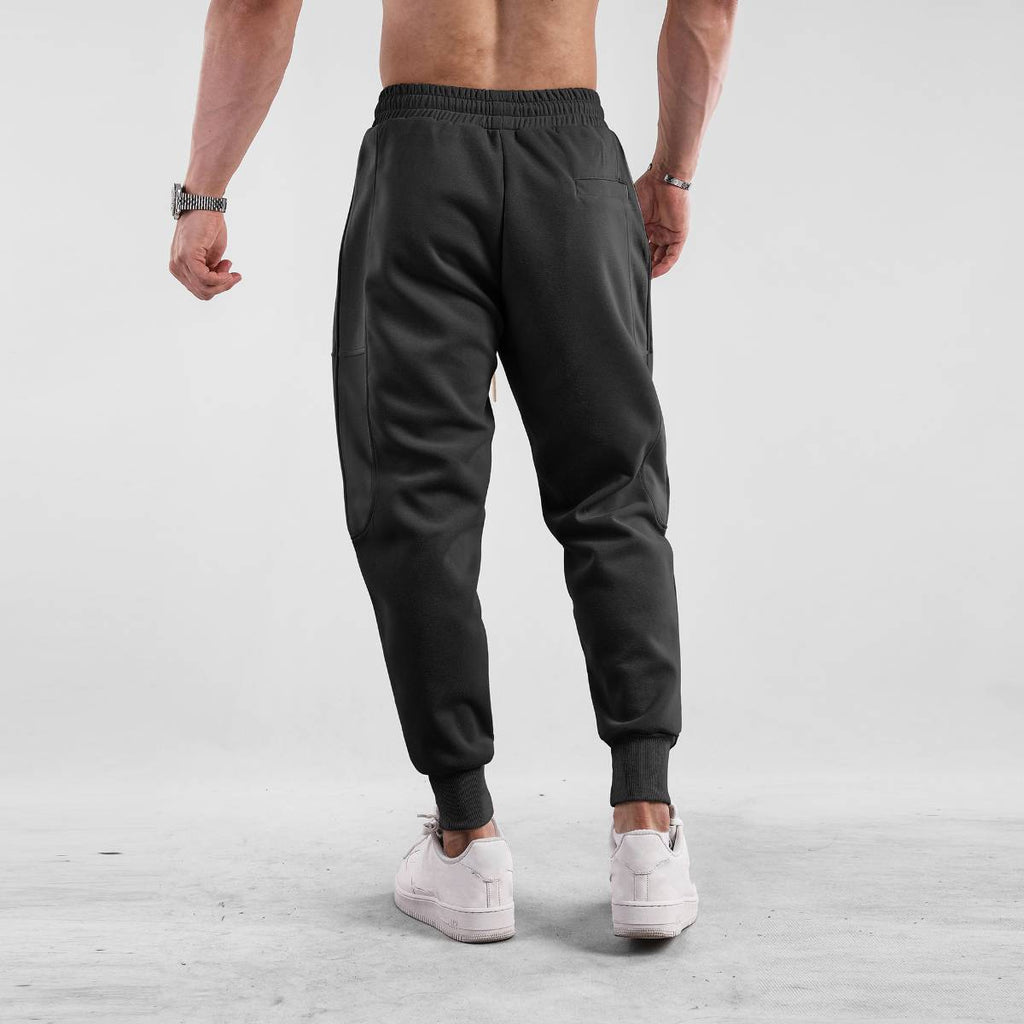 Mens Sports Running 70% cotton 30% polyester Pants A-412 print logo 2