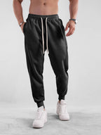 Mens Sports Running 70% cotton 30% polyester Pants A-412 print logo 7