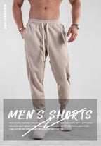 Mens Sports Running 70% cotton 30% polyester Pants A-412 print logo 12
