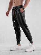 Mens Sports Running 70% cotton 30% polyester Pants A-412 print logo 8