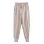 Mens Sports Running 70% cotton 30% polyester Pants A-412 print logo 4
