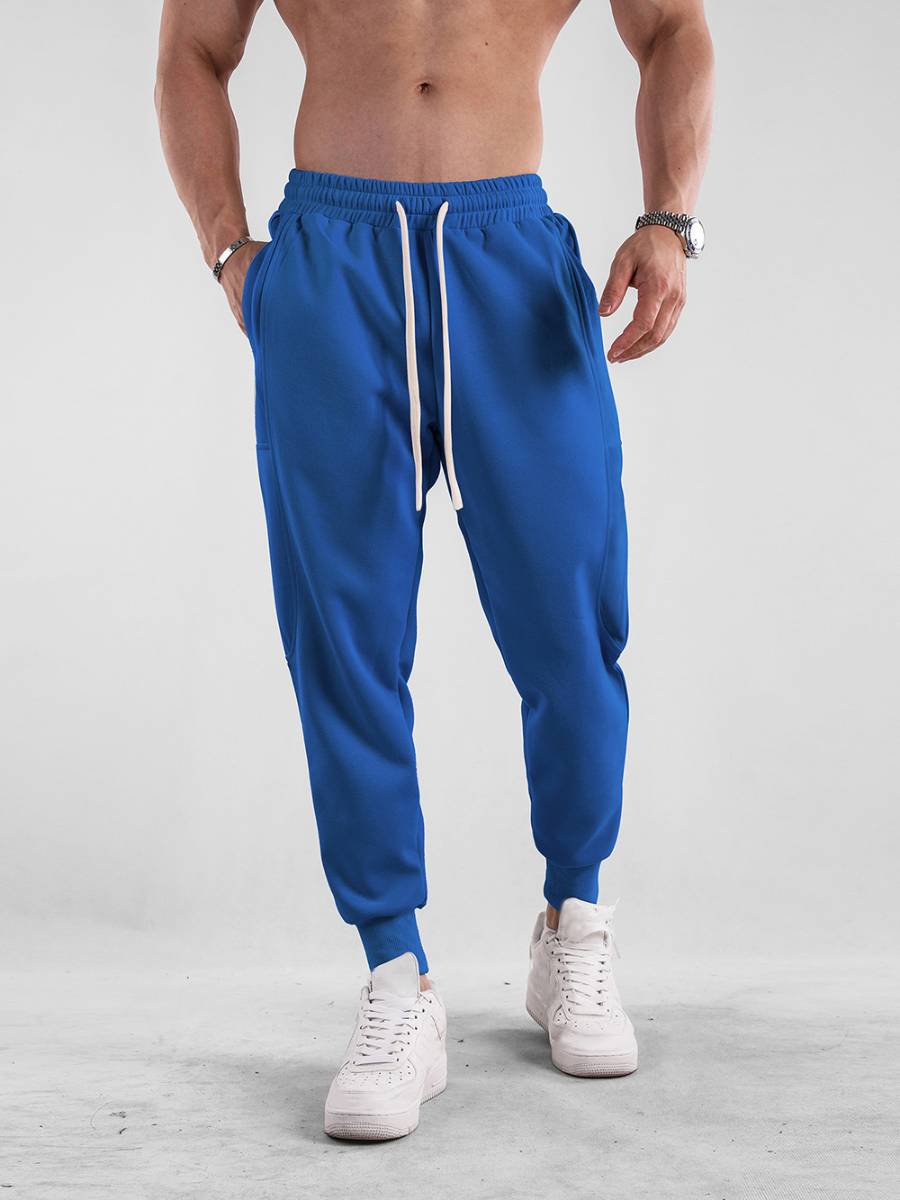 Mens Sports Running 70% cotton 30% polyester Pants A-412 print logo 32