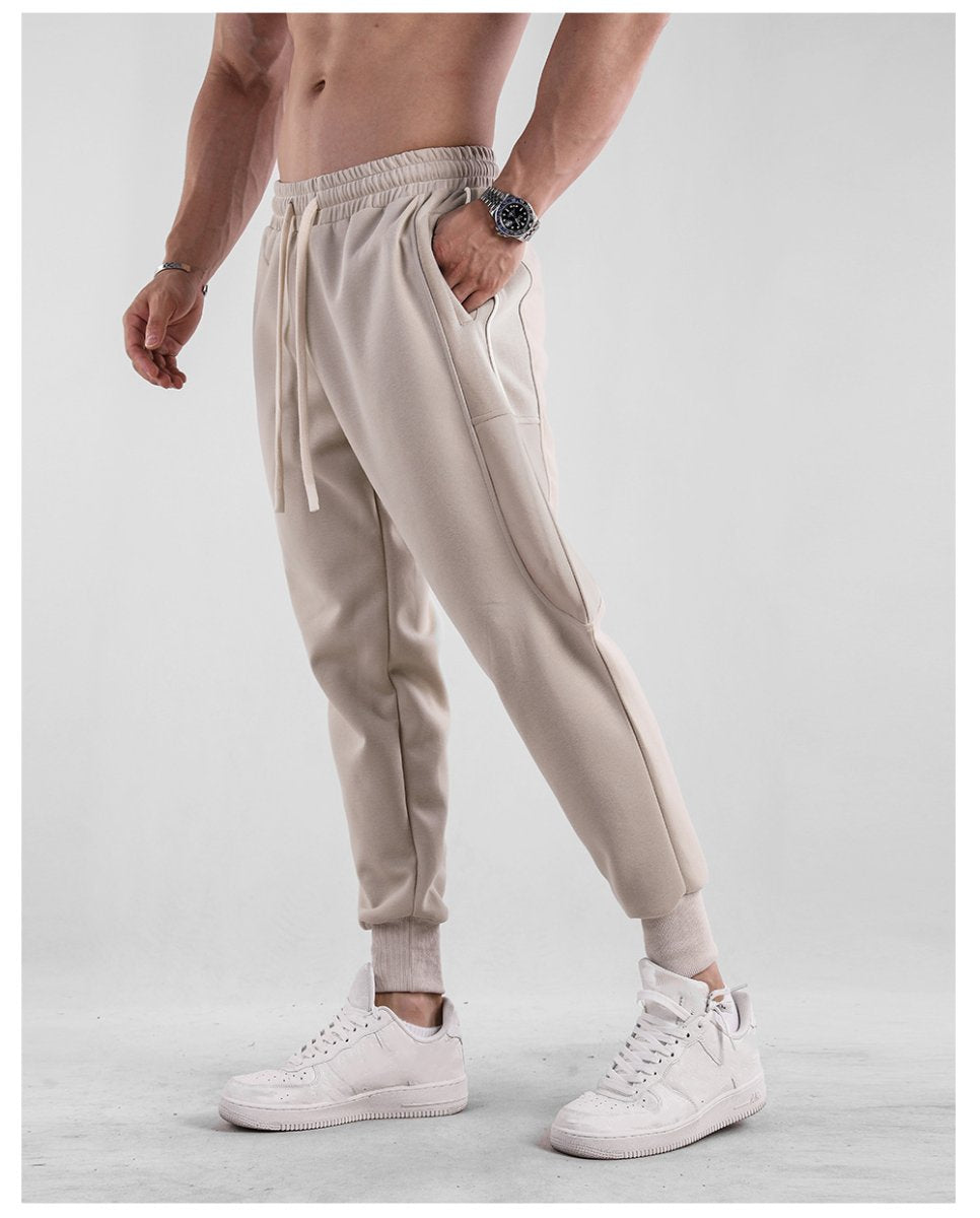 Mens Sports Running 70% cotton 30% polyester Pants A-412 print logo 20
