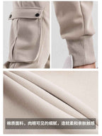 Mens Casual Cargo 70% cotton 30% polyester Pants A-419 print logo 17