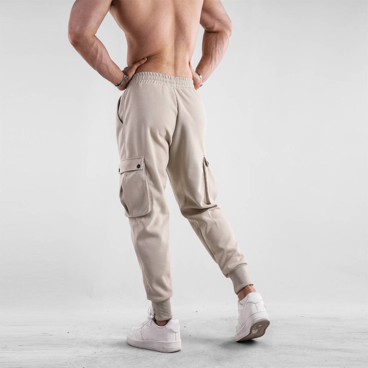 Mens Casual Cargo 70% cotton 30% polyester Pants A-419 print logo 29