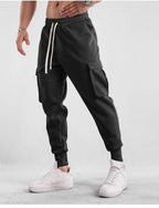 Mens Casual Cargo 70% cotton 30% polyester Pants A-419 print logo 26