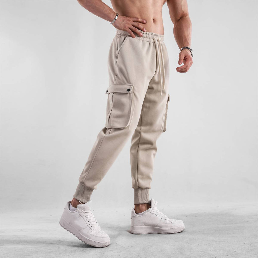 Mens Casual Cargo 70% cotton 30% polyester Pants A-419 print logo 30
