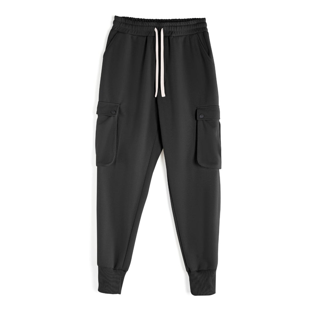 Mens Casual Cargo 70% cotton 30% polyester Pants A-419 print logo 3