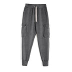 Mens Casual Cargo 70% cotton 30% polyester Pants A-419 print logo 7