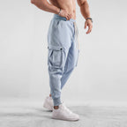 Mens Casual Cargo 70% cotton 30% polyester Pants A-419 print logo 35