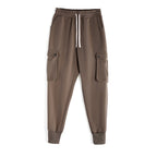 Mens Casual Cargo 70% cotton 30% polyester Pants A-419 print logo 4