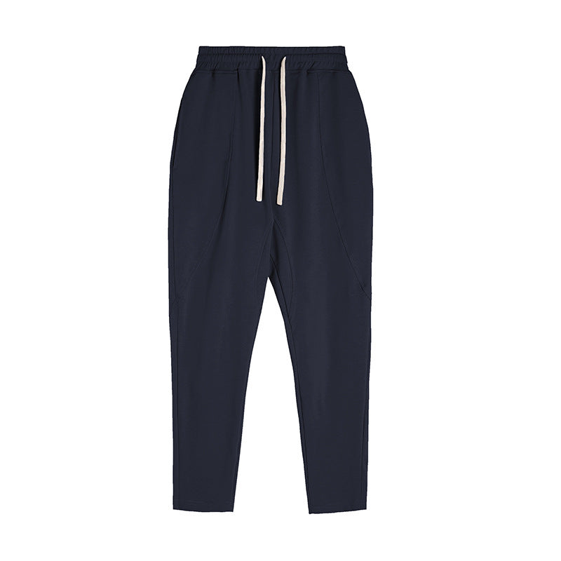 Mens Gym Fitness 80% Cotton 20% Polyester 3/4 Pants A-421 print logo 39