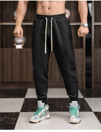 Mens Sports Training 70% cotton 30% polyester Pants A-463 print logo 17