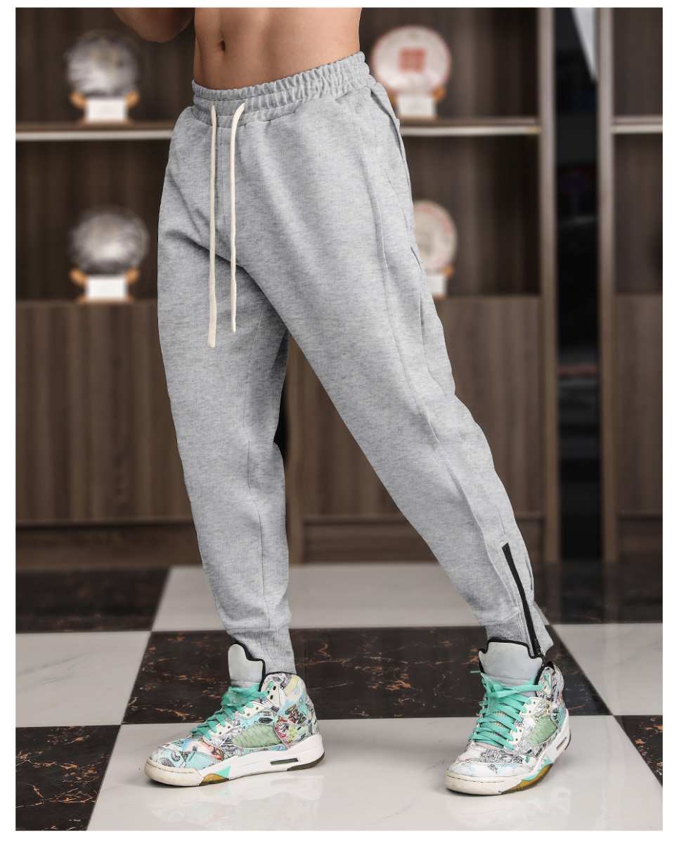 Mens Sports Training 70% cotton 30% polyester Pants A-463 print logo 21