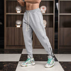 Mens Sports Training 70% cotton 30% polyester Pants A-463 print logo 5