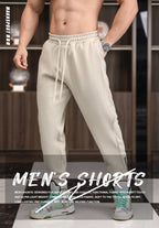 Mens Sports Training 70% cotton 30% polyester Pants A-463 print logo 13