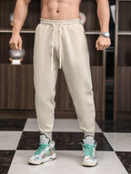 Mens Sports Training 70% cotton 30% polyester Pants A-463 print logo 8