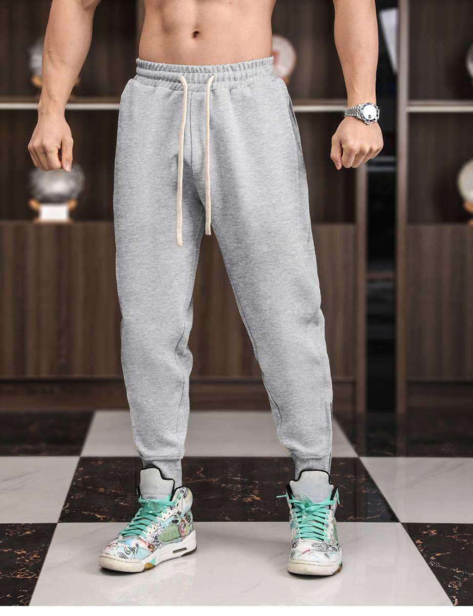 Mens Sports Training 70% cotton 30% polyester Pants A-463 print logo 20