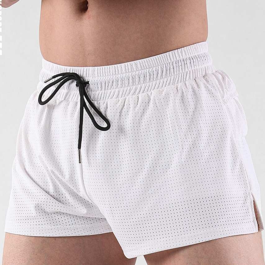 Mens Workout Running 100% nylon Shorts A-474 print logo 29