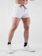Mens Workout Running 100% nylon Shorts A-474 print logo 22