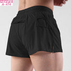 Mens Workout Running 100% nylon Shorts A-474 print logo 10