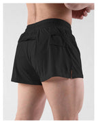 Mens Workout Running 100% nylon Shorts A-474 print logo 39