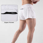 Mens Workout Running 100% nylon Shorts A-474 print logo 19
