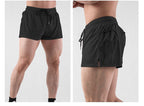 Mens Workout Running 100% nylon Shorts A-474 print logo 40