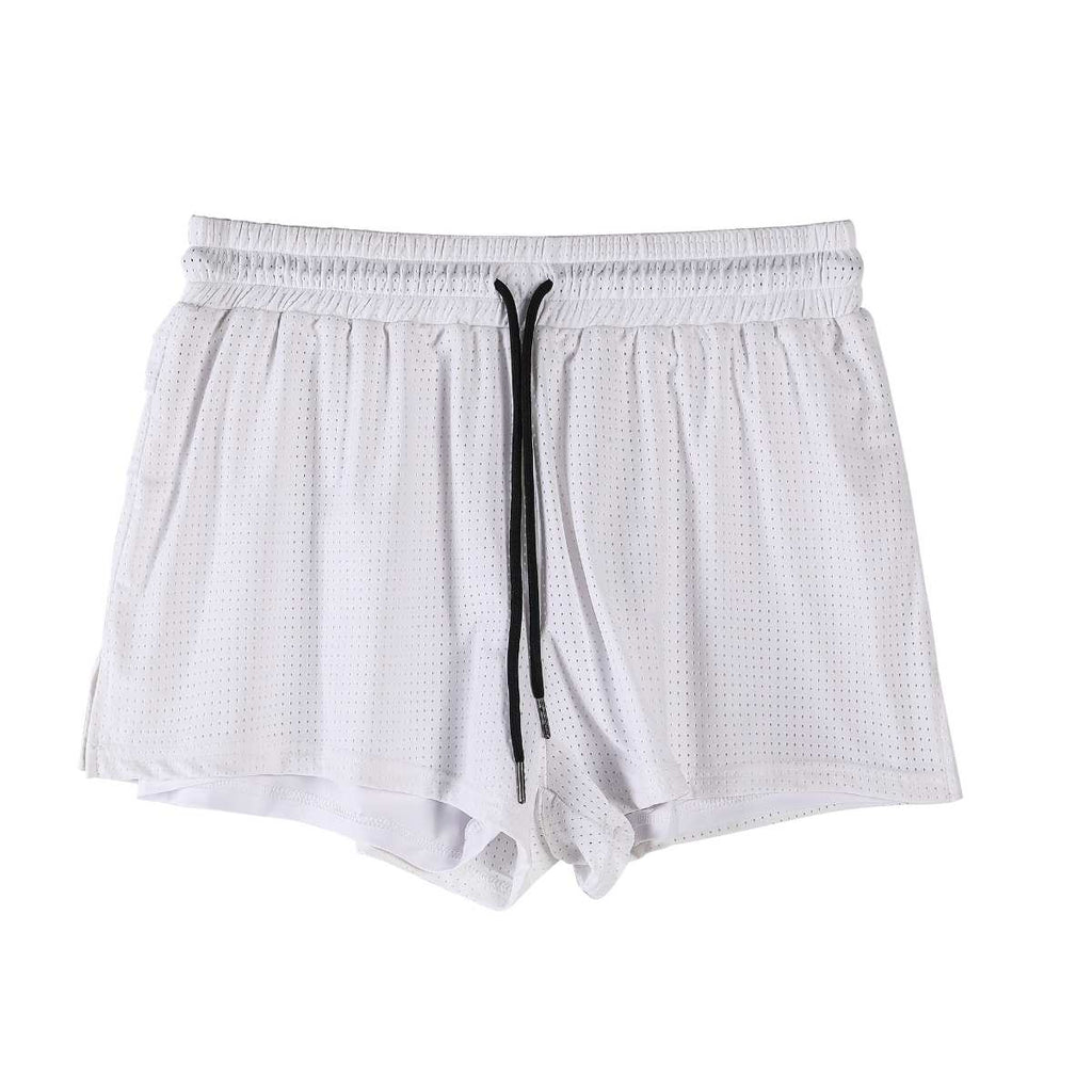 Mens Workout Running 100% nylon Shorts A-474 print logo 28