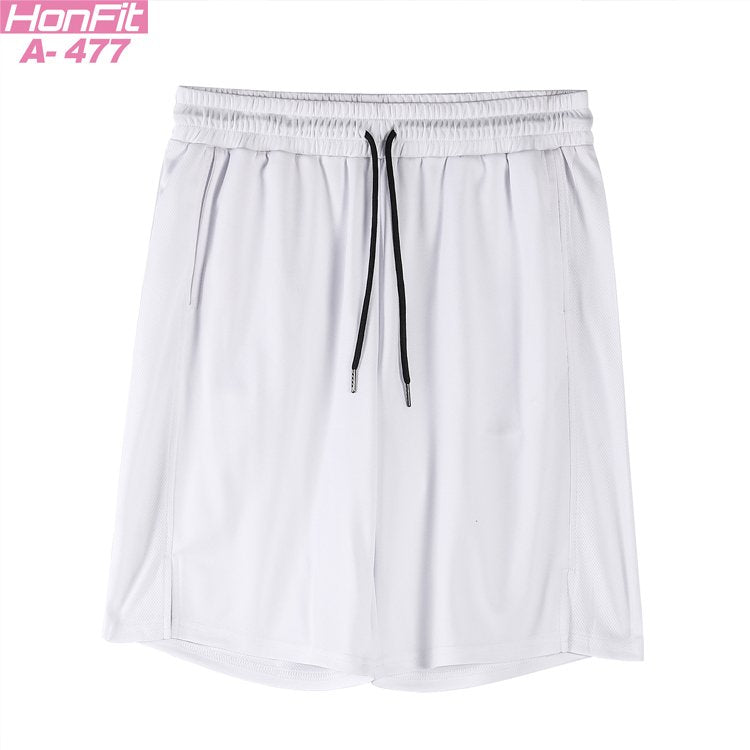 Mens Athletic Gym 100% polyester Shorts A-477 print logo 13