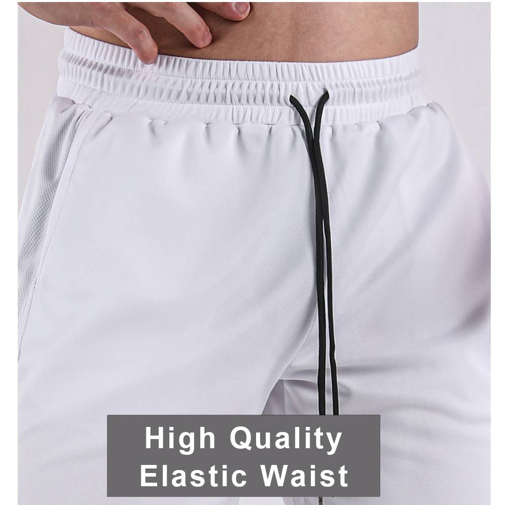 Mens Athletic Gym 100% polyester Shorts A-477 print logo 25