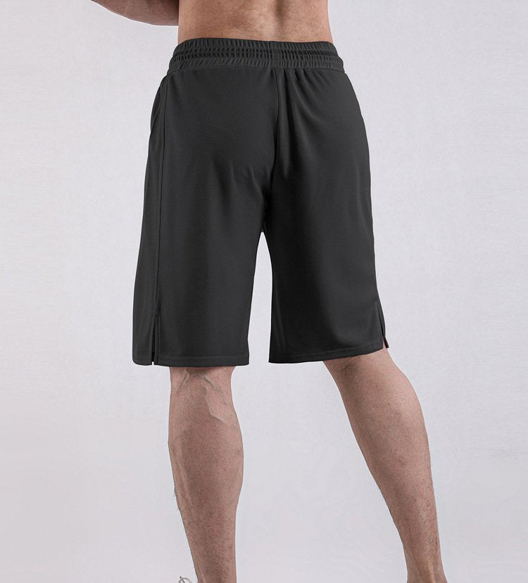 Mens Athletic Gym 100% polyester Shorts A-477 print logo 22