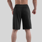 Mens Athletic Gym 100% polyester Shorts A-477 print logo 2