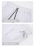 Mens Athletic Gym 100% polyester Shorts A-477 print logo 35
