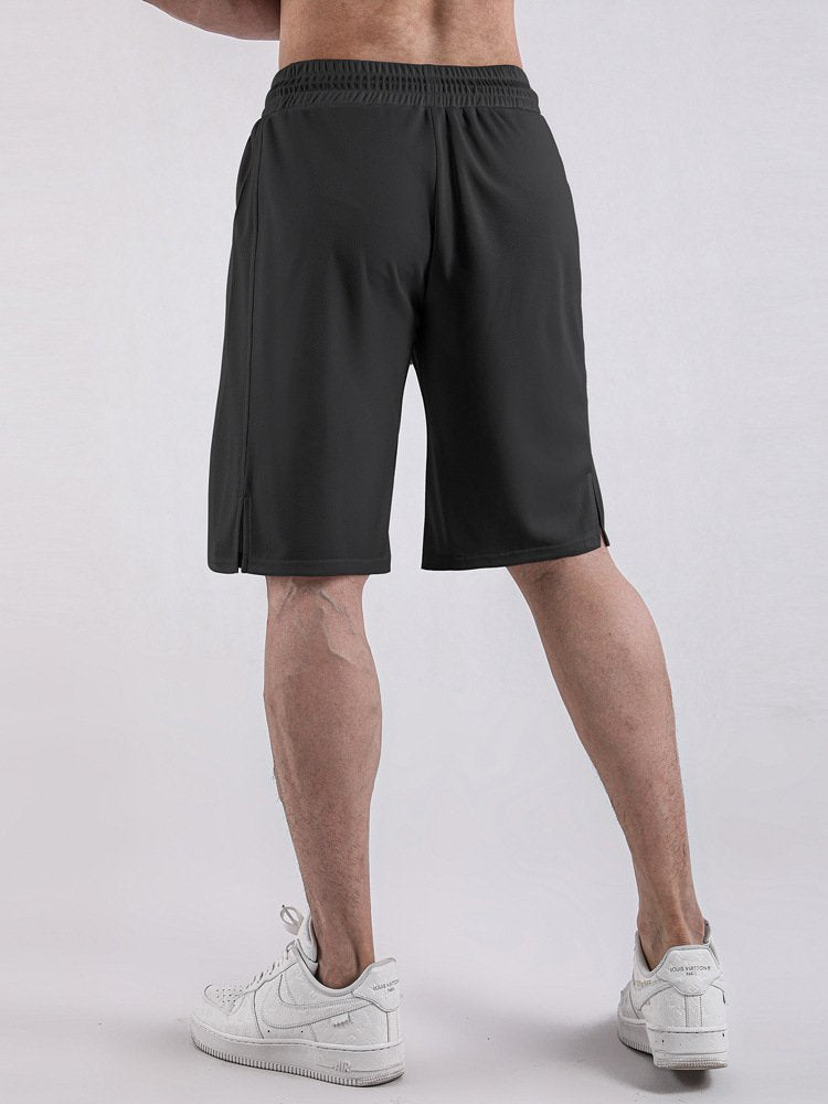 Mens Athletic Gym 100% polyester Shorts A-477 print logo 23