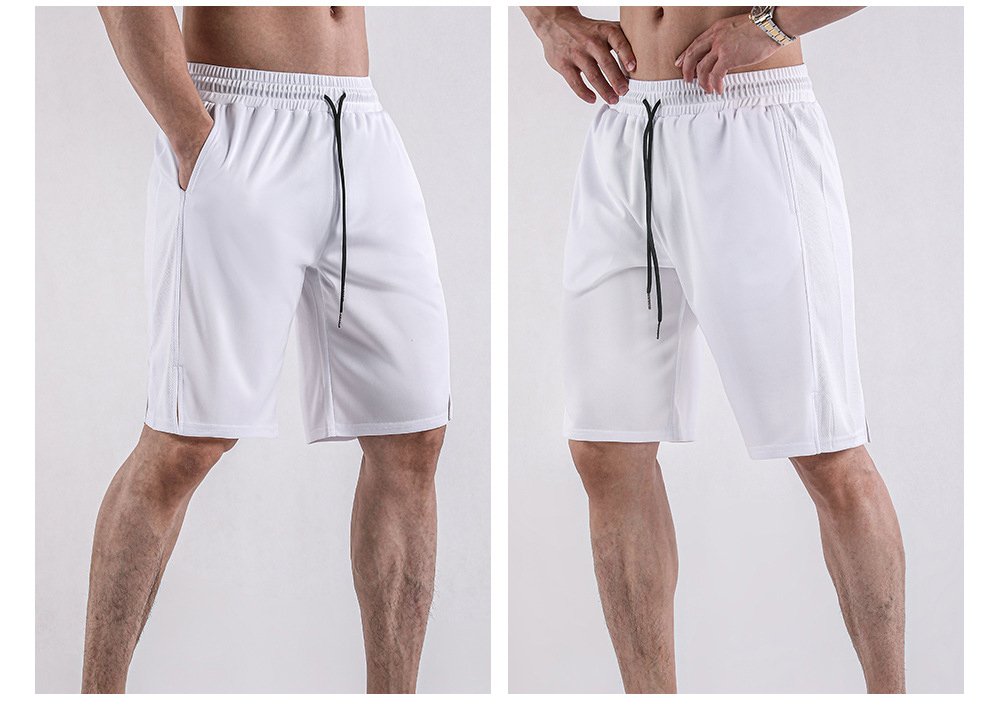 Mens Athletic Gym 100% polyester Shorts A-477 print logo 31