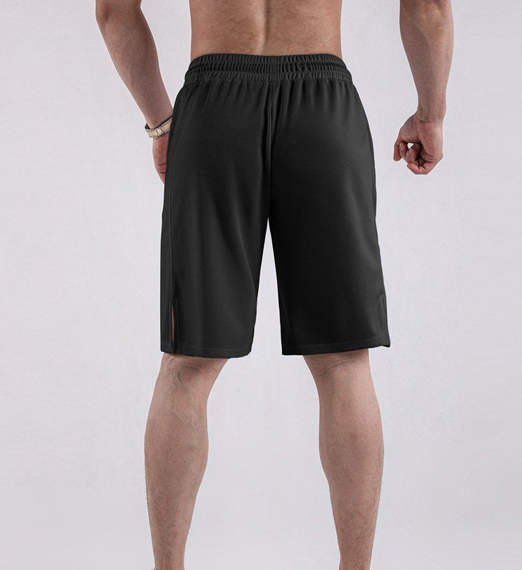 Mens Athletic Gym 100% polyester Shorts A-477 print logo 20