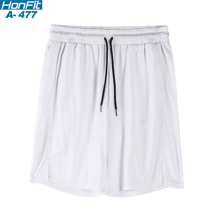 Mens Athletic Gym 100% polyester Shorts A-477 print logo 8