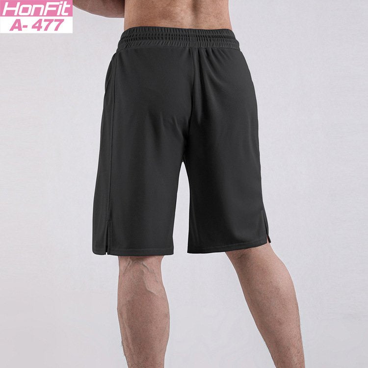 Mens Athletic Gym 100% polyester Shorts A-477 print logo 12