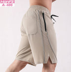 Mens Sports Activewear 100% polyester Shorts A-486 print logo 13