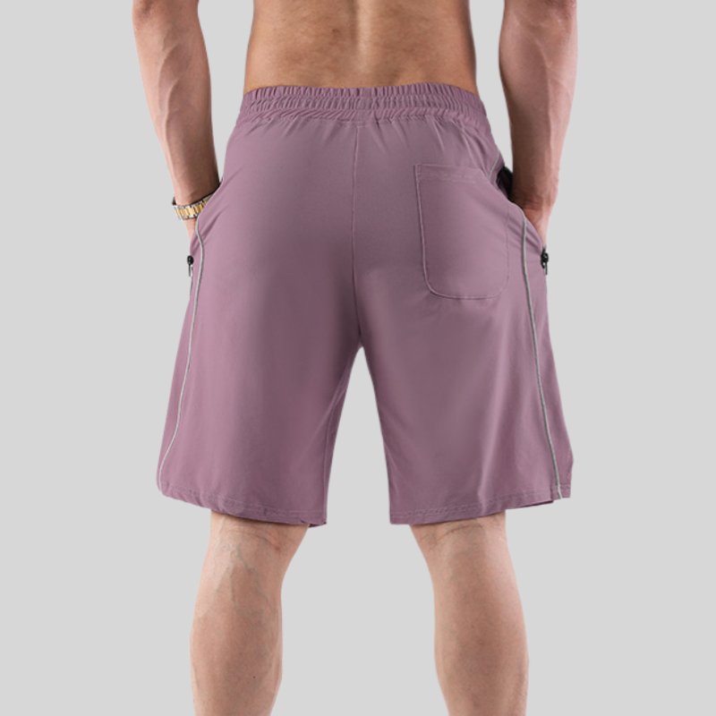Mens Sports Activewear 100% polyester Shorts A-486 print logo 2