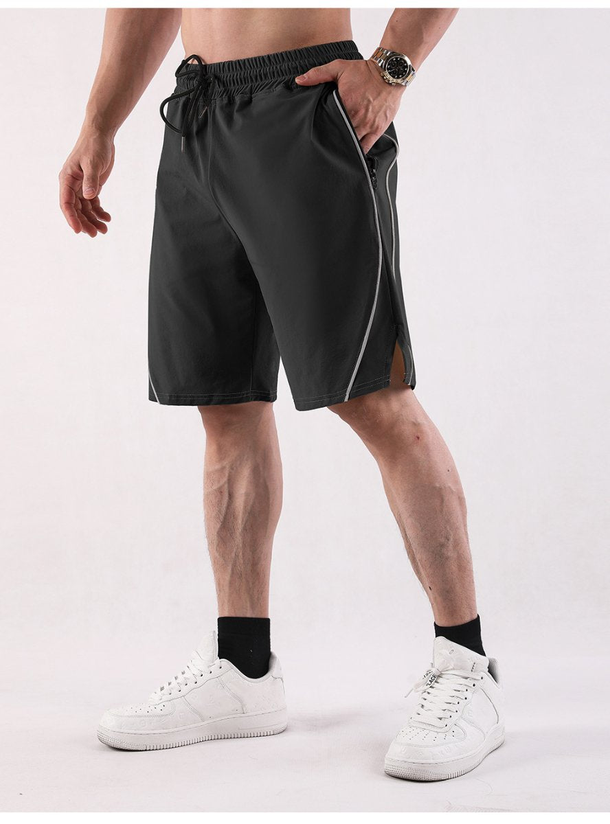 Mens Sports Activewear 100% polyester Shorts A-486 print logo 30
