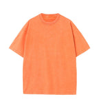 Mens Acid Washed Oversized 100% Cotton T-shirt A27012 print logo 13