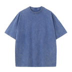 Mens Acid Washed Oversized 100% Cotton T-shirt A27012 print logo 21