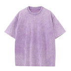 Mens Acid Washed Oversized 100% Cotton T-shirt A27012 print logo 15