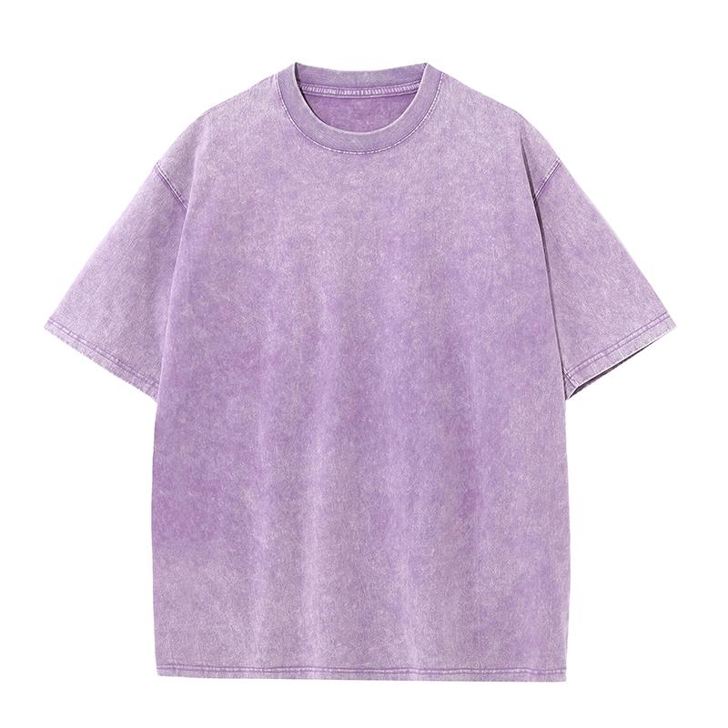 Mens Acid Washed Oversized 100% Cotton T-shirt A27012 print logo 15