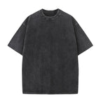 Mens Acid Washed Oversized 100% Cotton T-shirt A27012 print logo 28